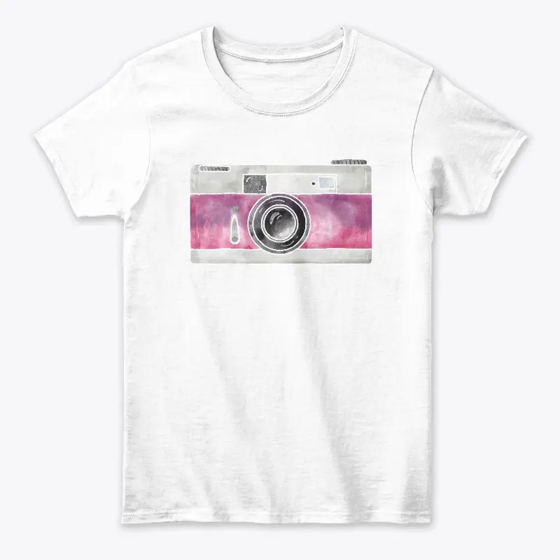 Watercolor Camera Tote for Photographer