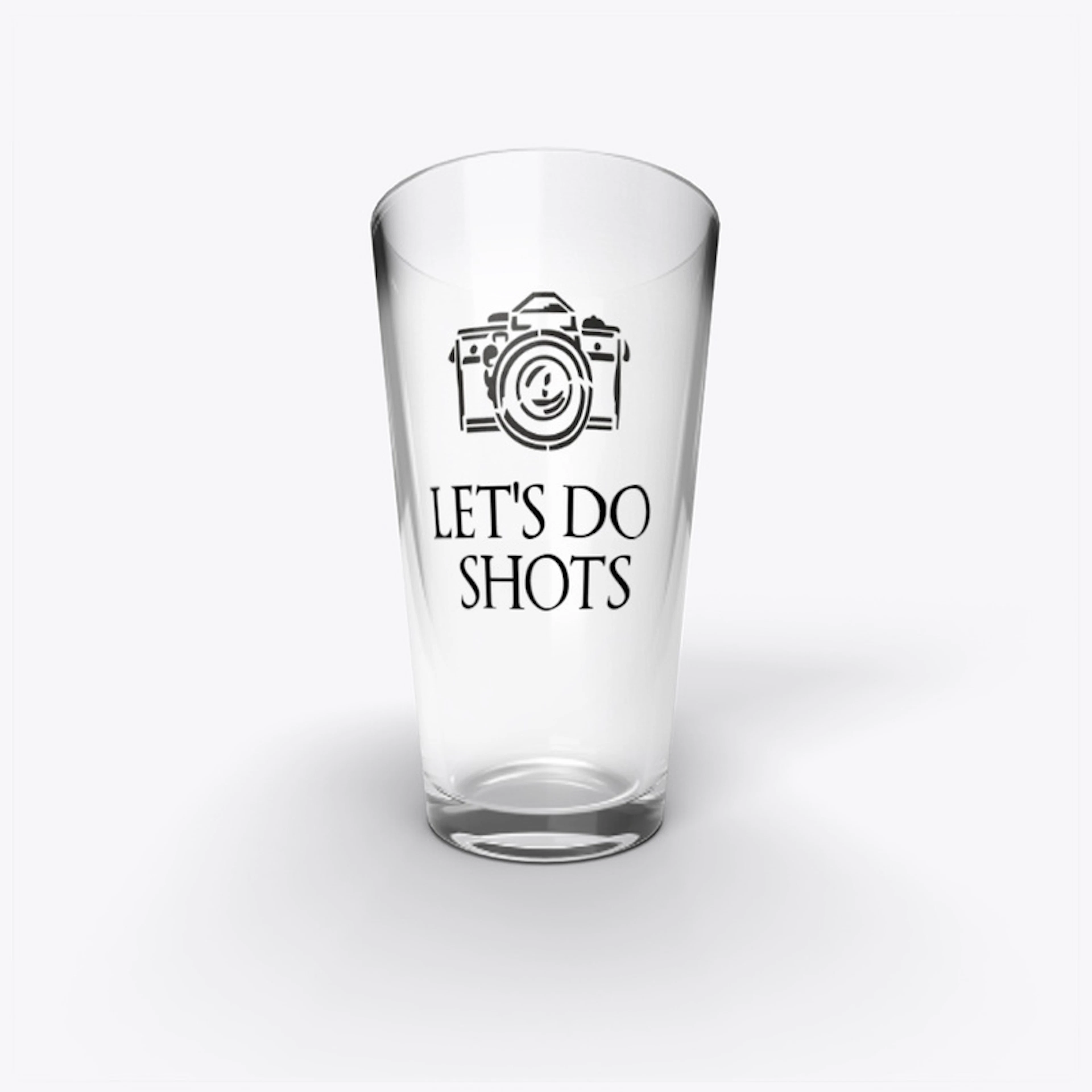 Photographer Beer Glass