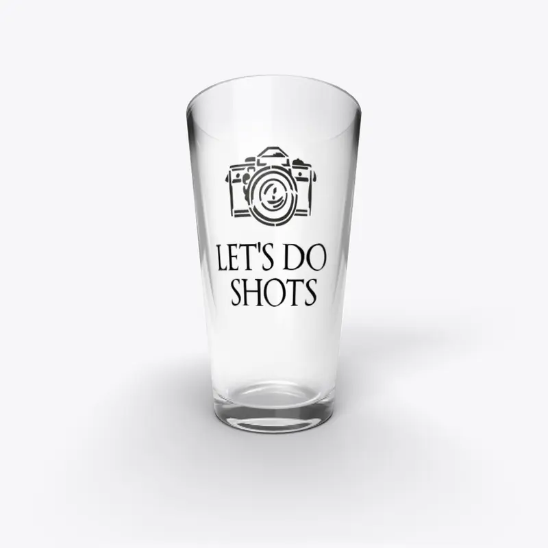 Photographer Beer Glass