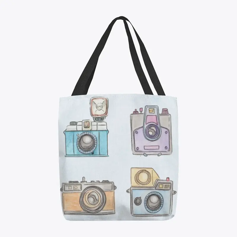 Capture Life Cameras Tote Bag