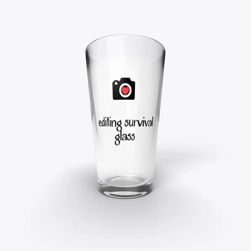 Photographer beer glass