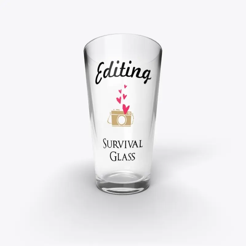 Photographer beer glass